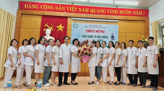 BỆNH VIỆN PHỤC HỒI CHỨC NĂNG TỈNH BẮC GIANG HƯỞNG ỨNG TUẦN LỄ KỶ NIỆM NGÀY QUỐC TẾ ĐIỀU DƯỠNG